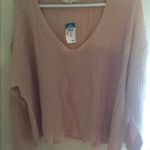 Dusty rose sweater